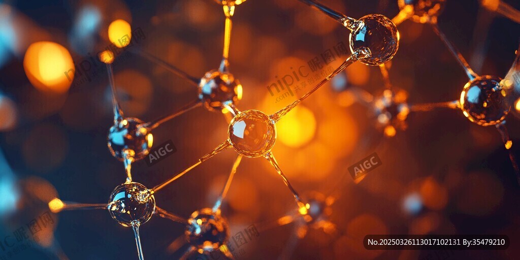 分子結構微觀世界圖像