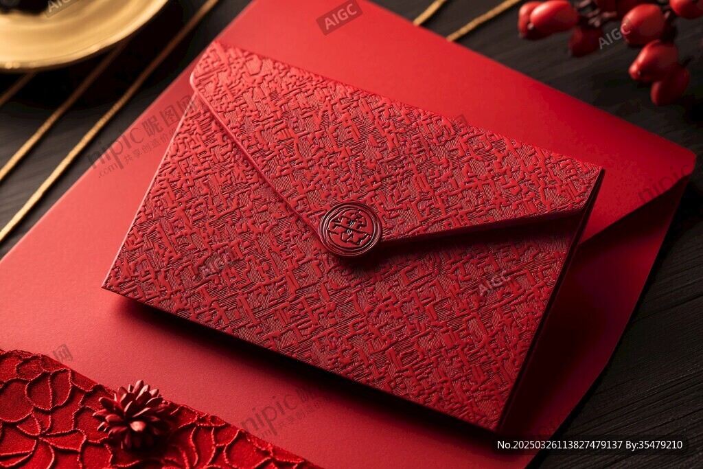 中式紅信封 傳統典雅之美