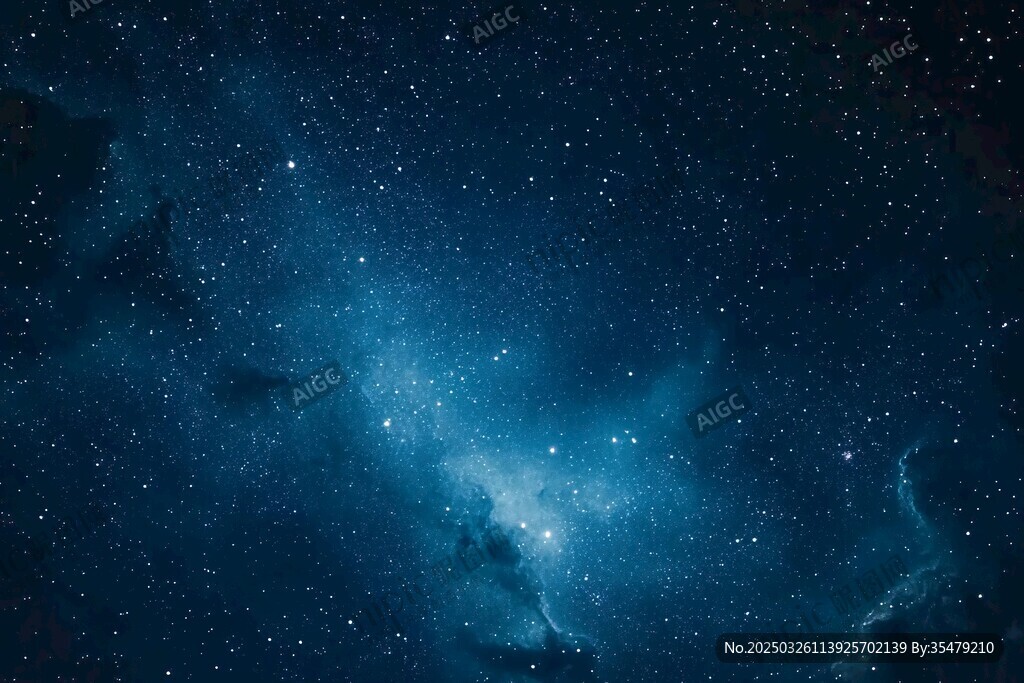 深邃星空下的璀璨宇宙奇觀