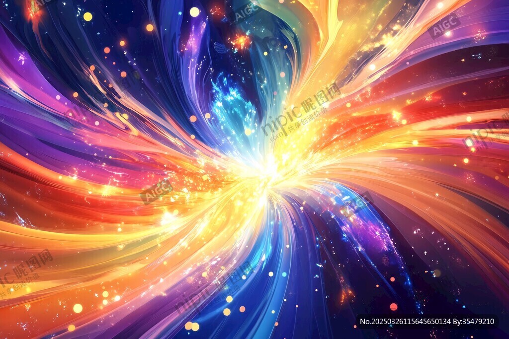 絢麗動(dòng)感的宇宙能量爆發(fā)