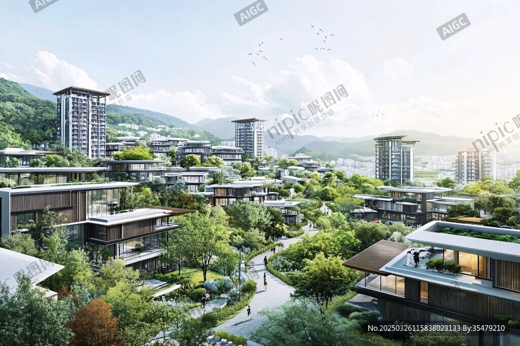 現(xiàn)代生態(tài)宜居城市景觀