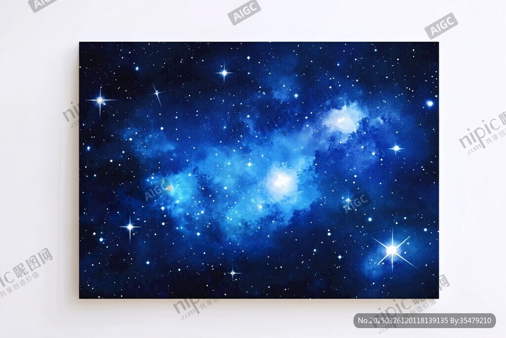 夢(mèng)幻星空背景圖