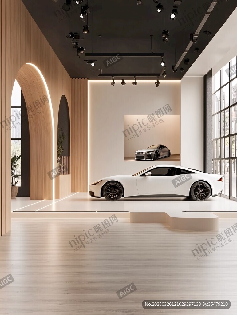 現(xiàn)代簡約風(fēng)豪華汽車展廳