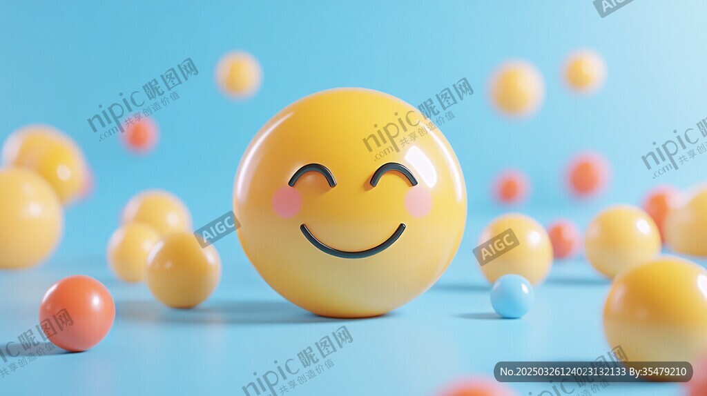 微笑表情球 多彩氛圍營(yíng)造