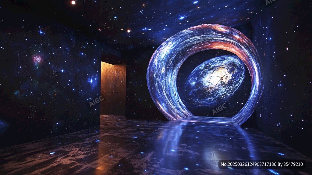 夢幻宇宙藝術(shù)裝置場景