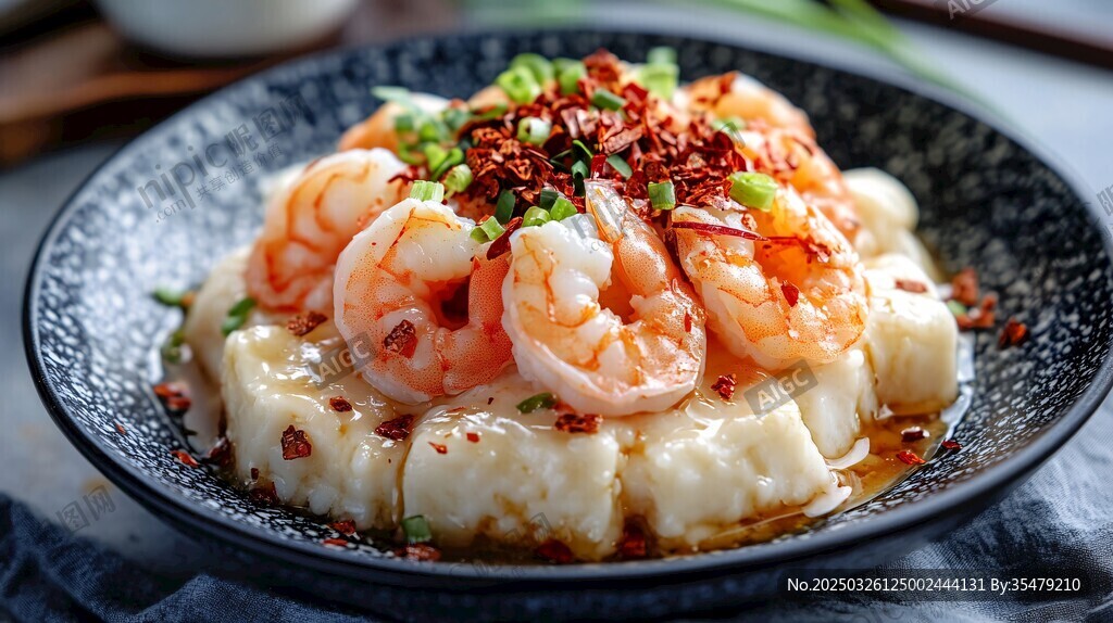 蝦仁蒸豆腐 鮮香好滋味