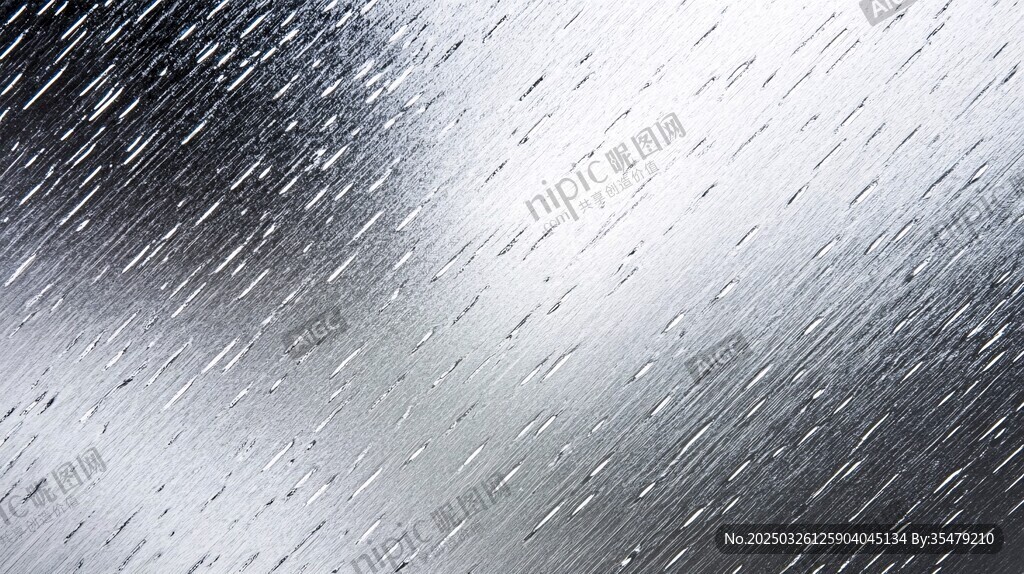 窗外雨景 雨滴模糊視野