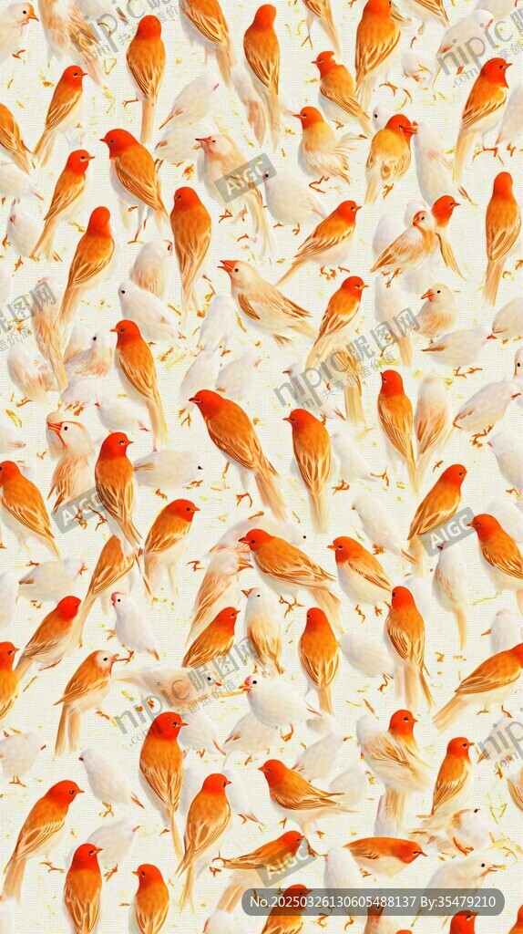 群鳥齊聚的美麗畫面