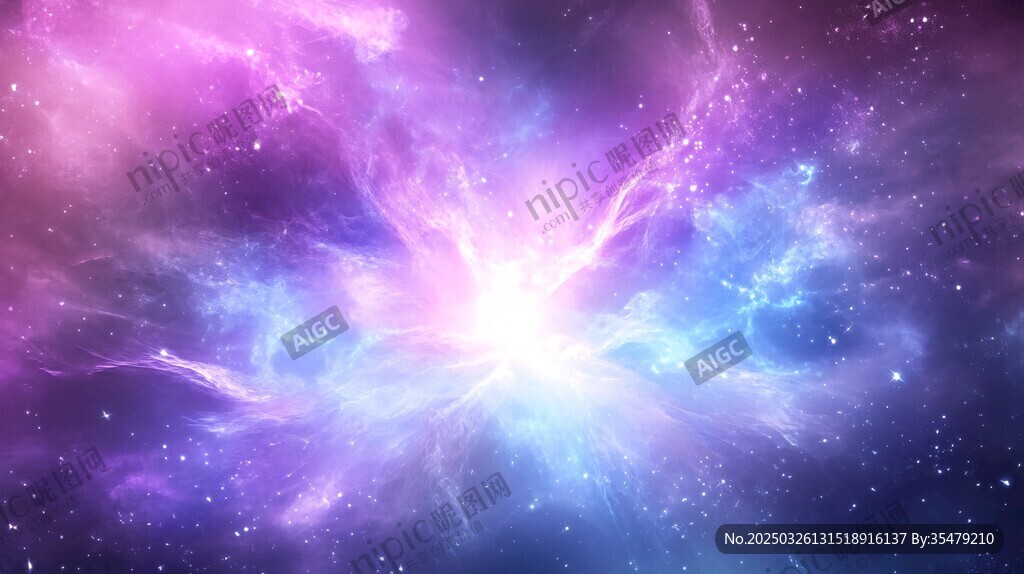 夢幻絢爛的宇宙星云景觀