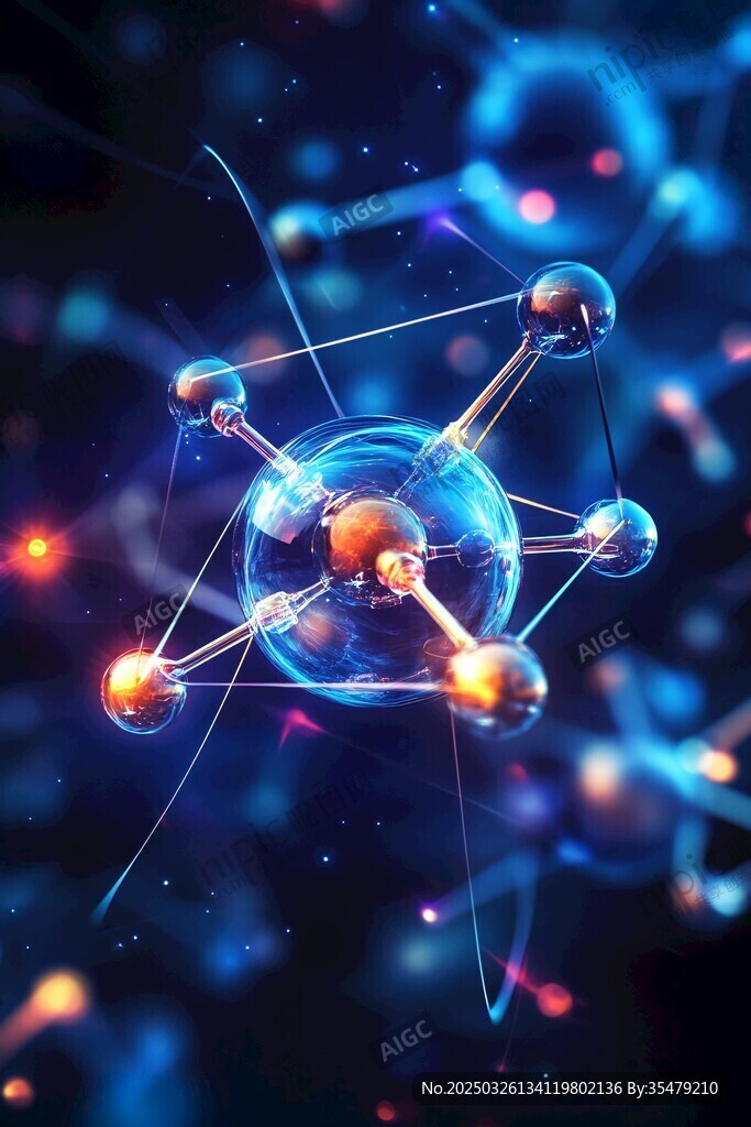 夢幻分子結構 科技感爆棚
