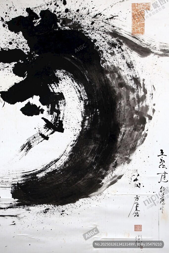 水墨狂浪