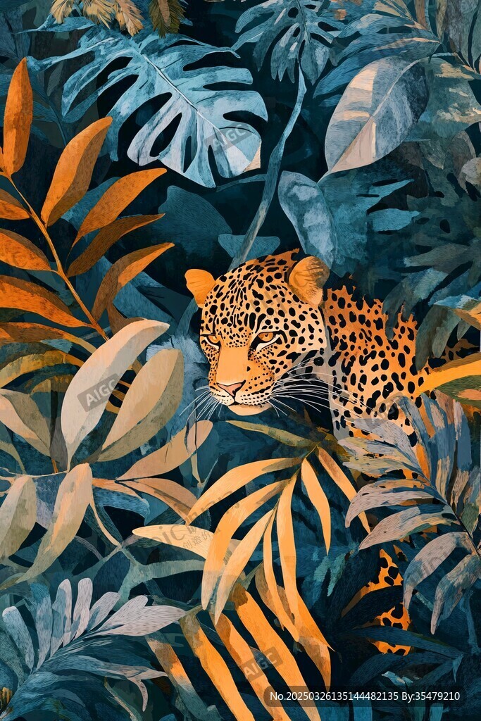 叢林中的獵豹