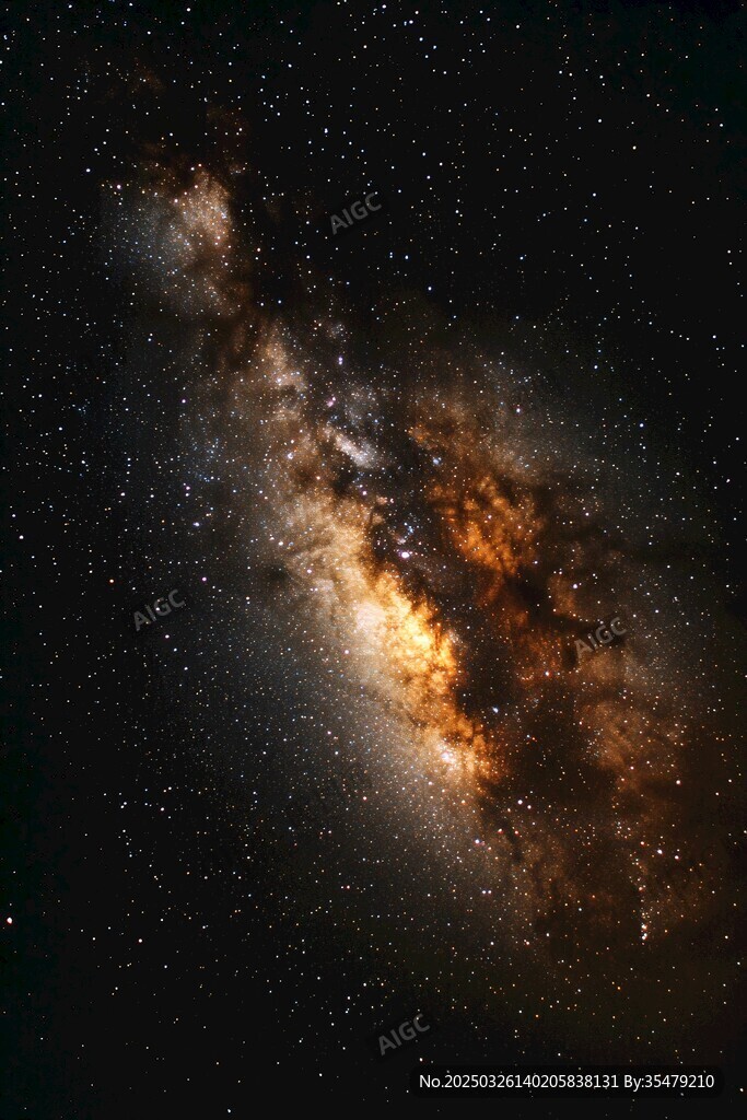 壯麗星系閃耀宇宙星空