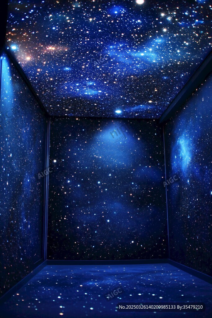 夢幻星空主題室內(nèi)空間