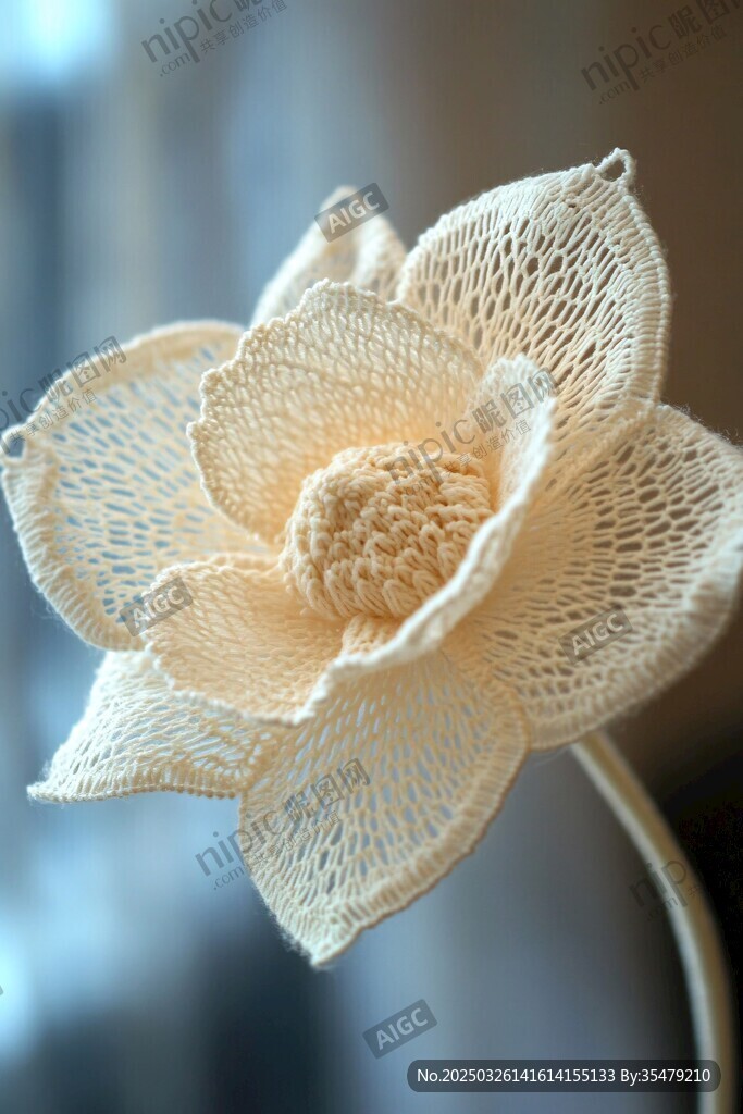 手工蕾絲花朵 精致藝術(shù)感