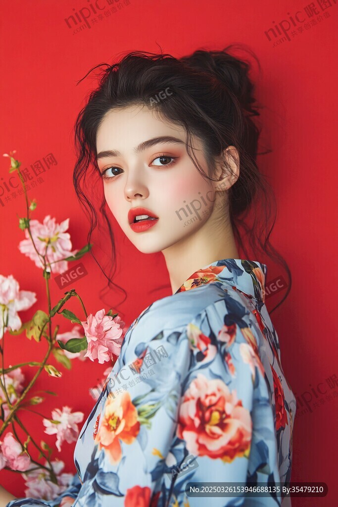 花漾少女的明艷風采