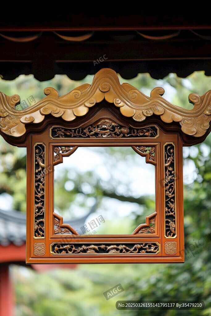 中式雕花窗欞盡顯古韻