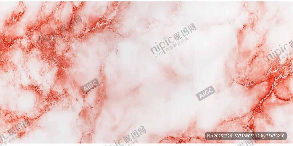 紅白色大理石紋理背景圖