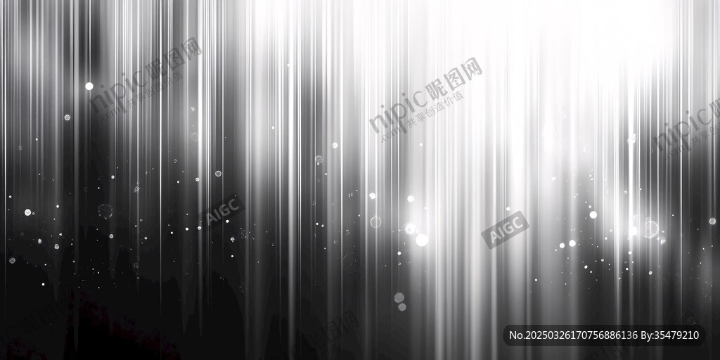 黑白光線閃爍夢(mèng)幻背景