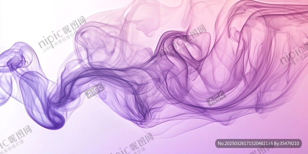 夢(mèng)幻紫色煙霧流動(dòng)效果