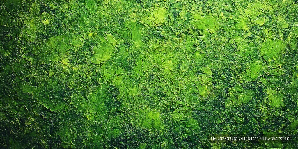 翠綠斑駁墻面紋理背景圖