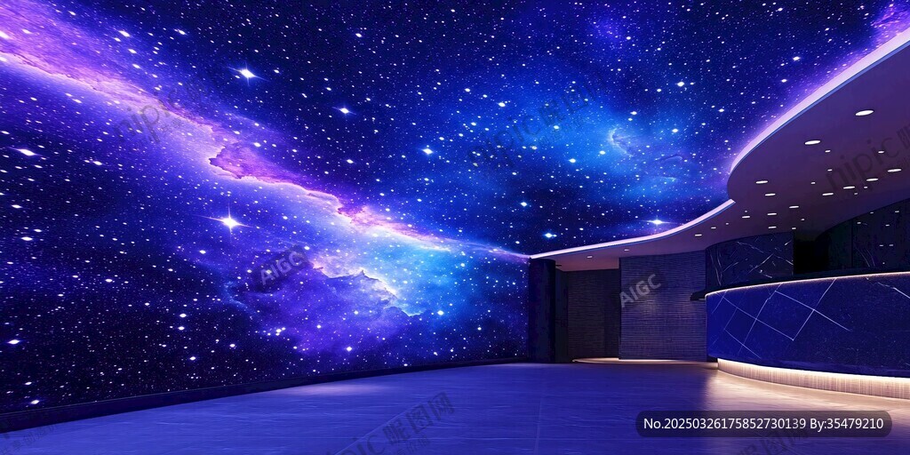 夢(mèng)幻星空主題室內(nèi)空間