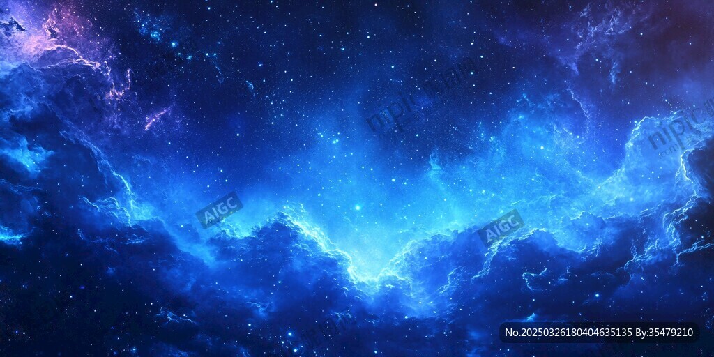 夢幻星空宇宙壯麗景象