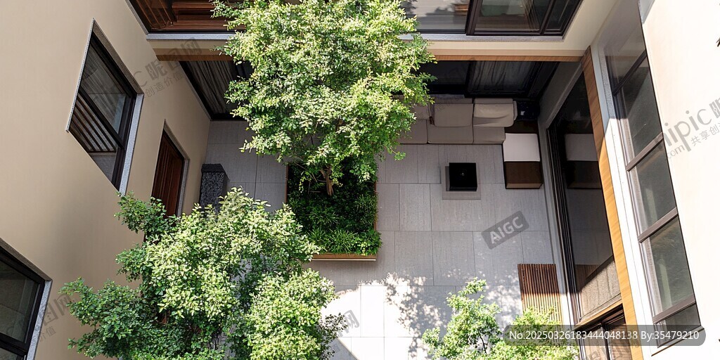 庭院綠植景觀 清新雅致