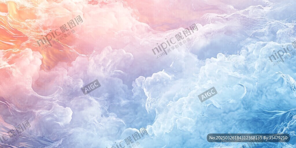 夢幻云海絢麗天空景象