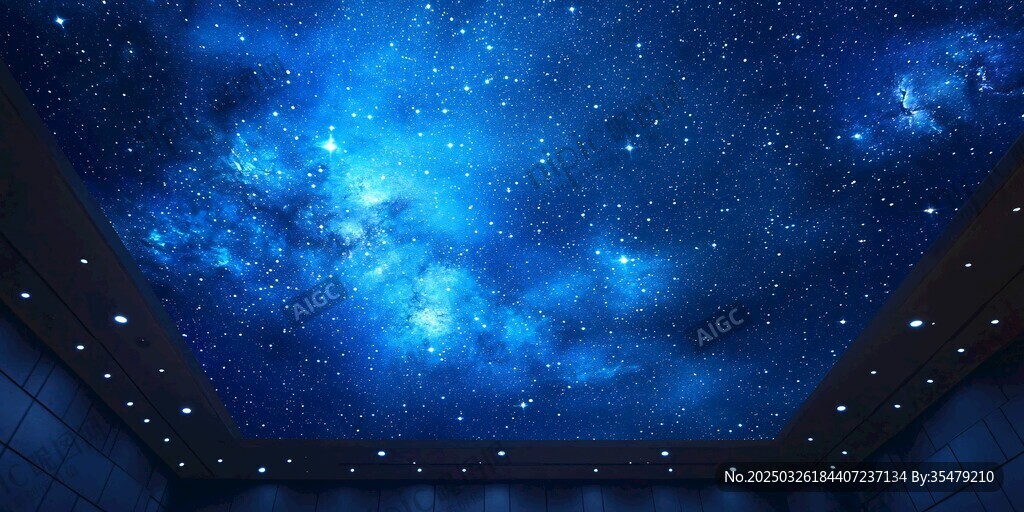 夢幻星空天花板設計