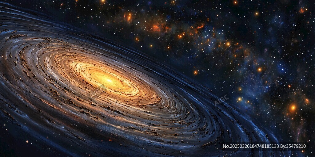 夢幻旋渦星系 璀璨宇宙奇觀