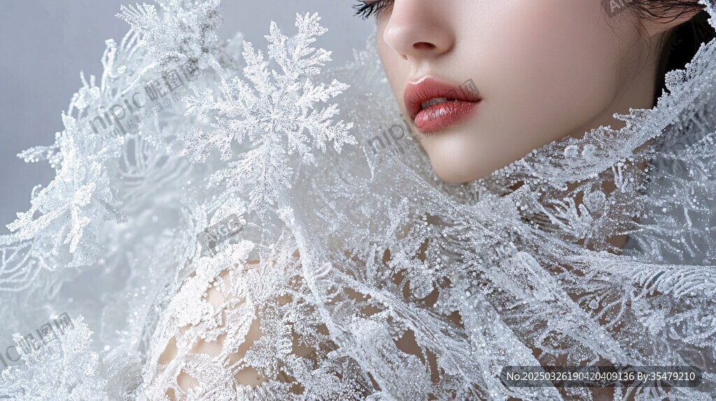 雪境佳人