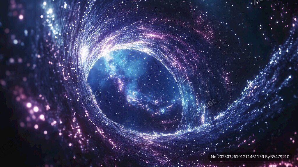 夢幻宇宙漩渦星空景象