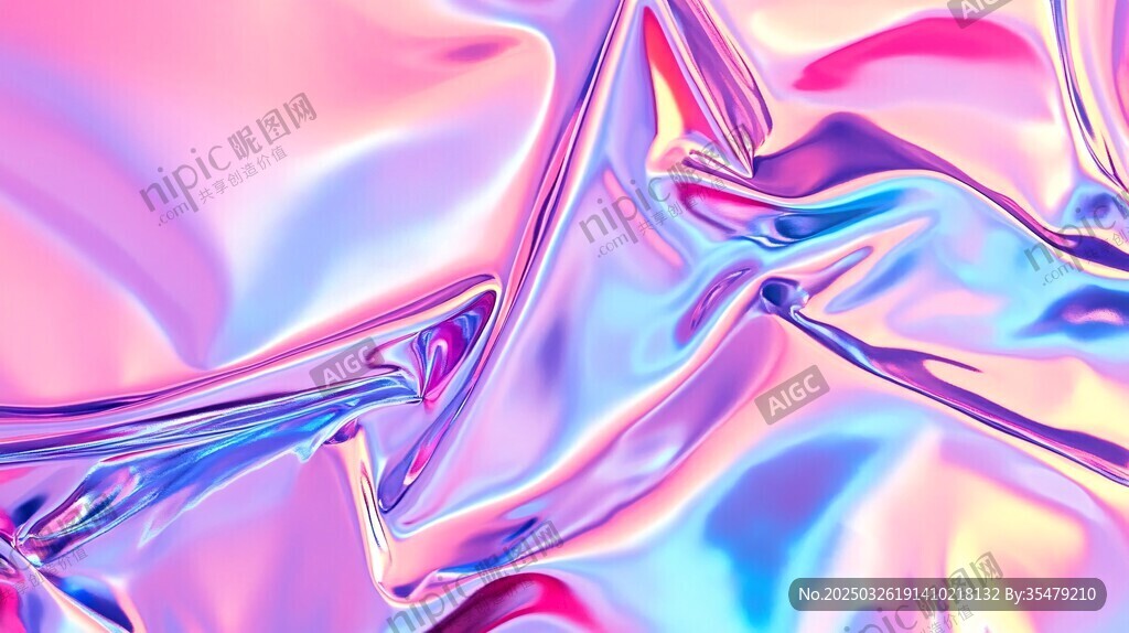 夢幻炫彩流體紋理背景