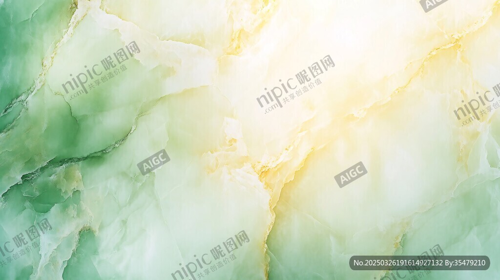 清新夢(mèng)幻的綠黃漸變紋理