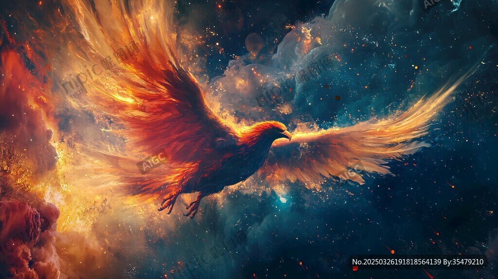 翱翔宇宙的奇幻火焰飛鳥(niǎo)