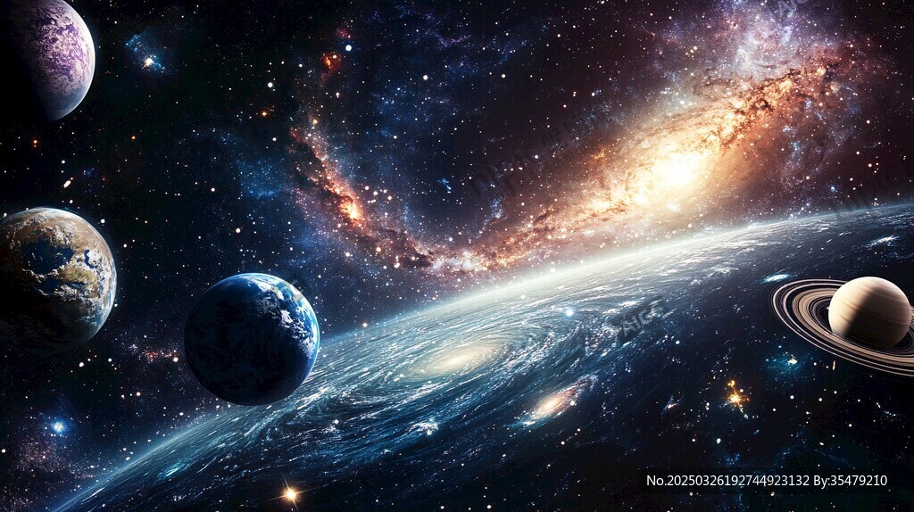 夢(mèng)幻宇宙星球壯麗景象
