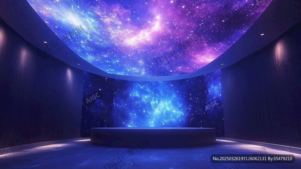 夢幻星空主題室內空間
