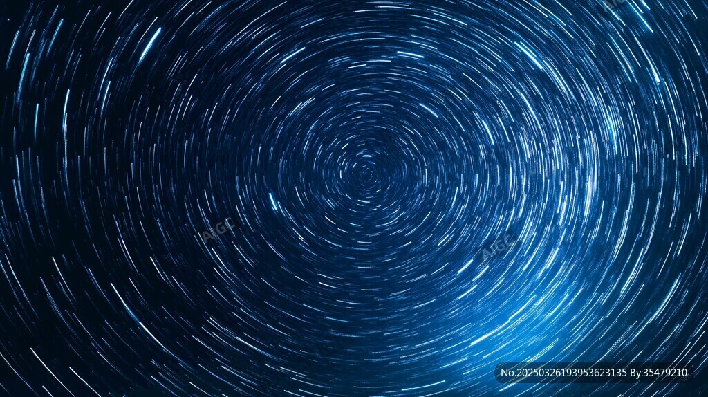 藍(lán)色星軌旋渦夢(mèng)幻背景
