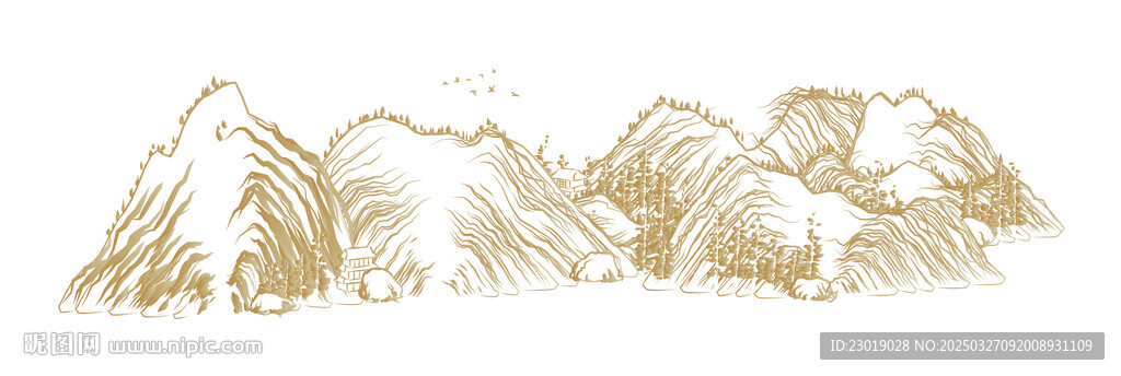 線條山脈