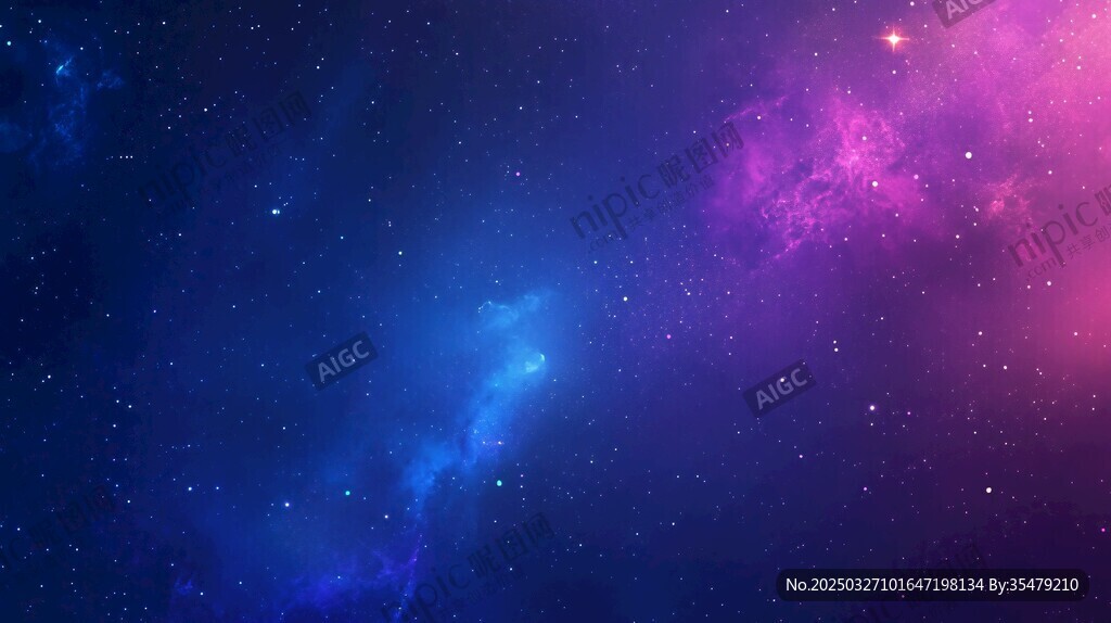 夢幻星空絢麗宇宙景象