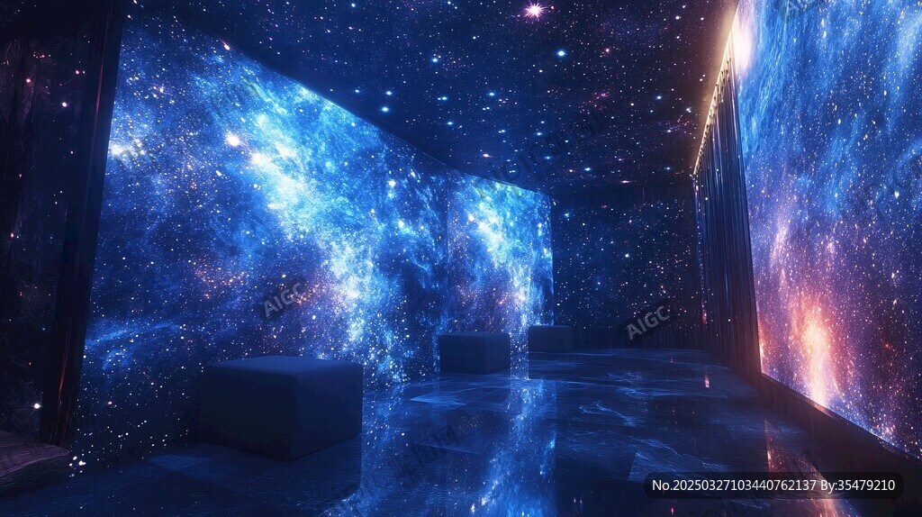 夢幻星空沉浸式室內(nèi)空間