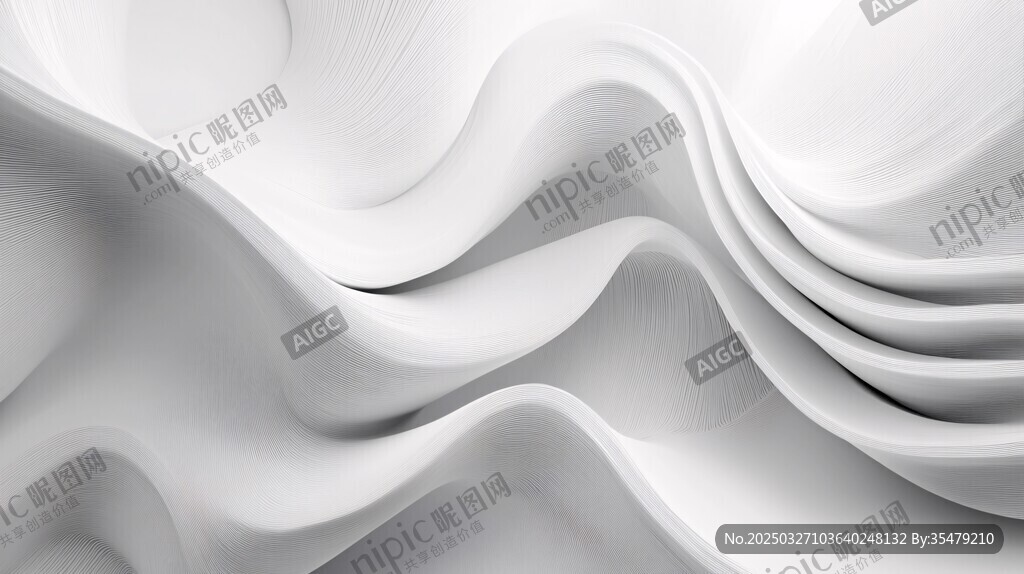 白色褶皺抽象紋理背景圖