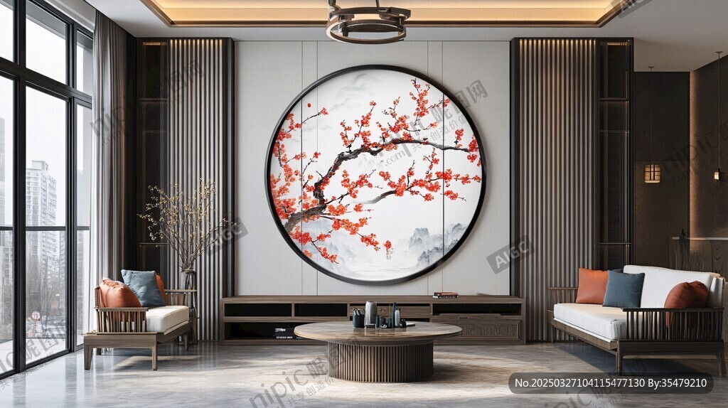 中式客廳的典雅藝術(shù)裝飾