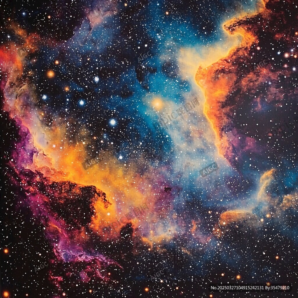 絢麗星云 宇宙的夢幻畫卷