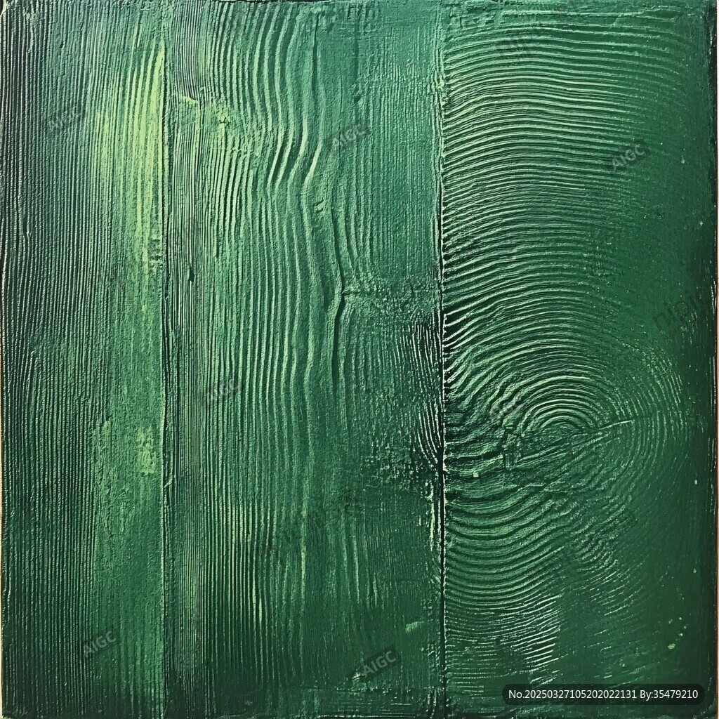 綠色紋理藝術畫作