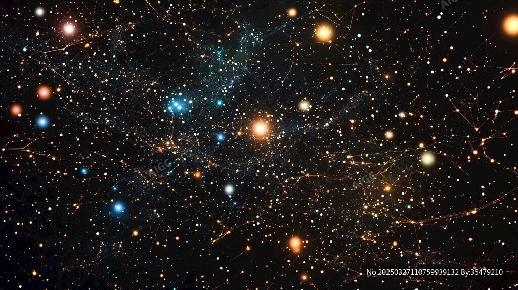 璀璨星空下的宇宙奇觀