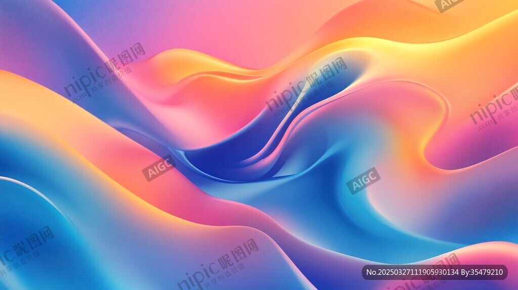 夢幻流體漸變背景圖