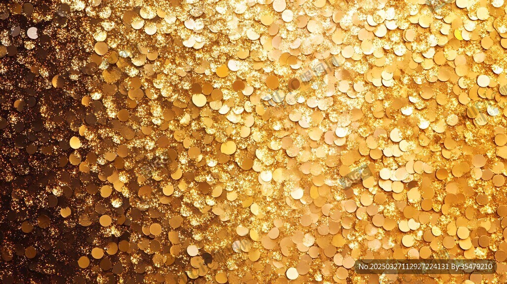 金色閃耀光斑背景圖