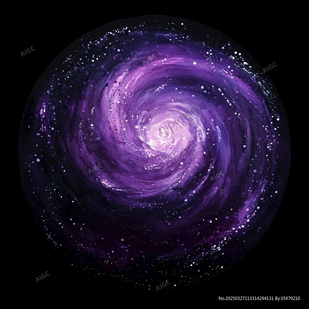 紫色夢幻旋渦星系